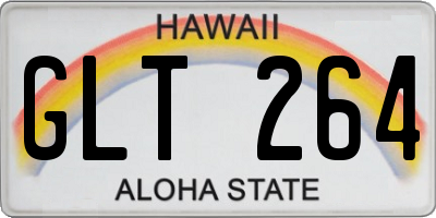 HI license plate GLT264