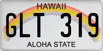 HI license plate GLT319