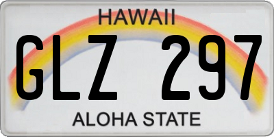 HI license plate GLZ297