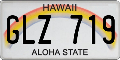 HI license plate GLZ719