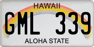 HI license plate GML339