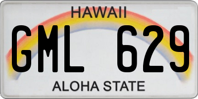HI license plate GML629