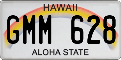 HI license plate GMM628
