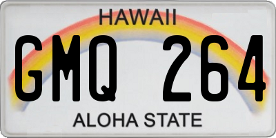 HI license plate GMQ264