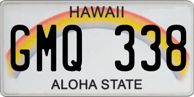 HI license plate GMQ338