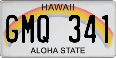 HI license plate GMQ341