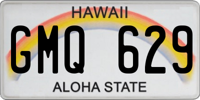 HI license plate GMQ629