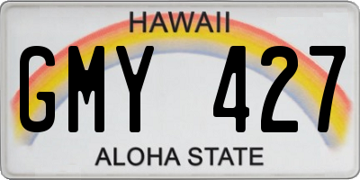 HI license plate GMY427