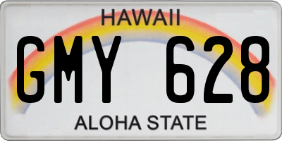 HI license plate GMY628