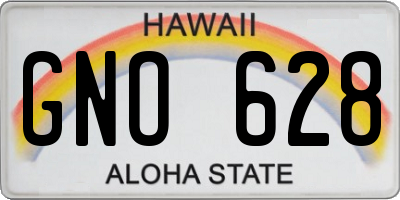 HI license plate GNO628