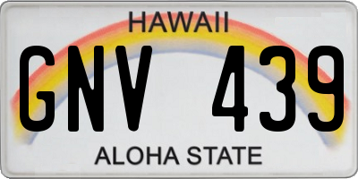 HI license plate GNV439