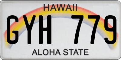 HI license plate GYH779