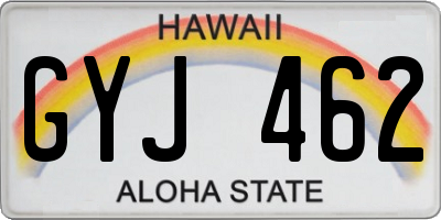 HI license plate GYJ462