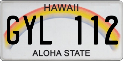 HI license plate GYL112