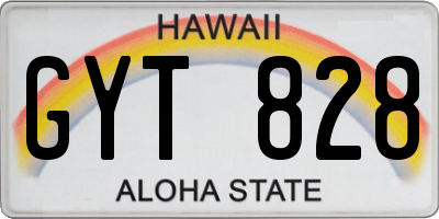 HI license plate GYT828