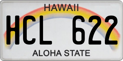 HI license plate HCL622