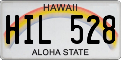 HI license plate HIL528