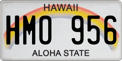 HI license plate HMO956