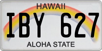 HI license plate IBY627