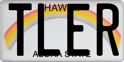 HI license plate TLER