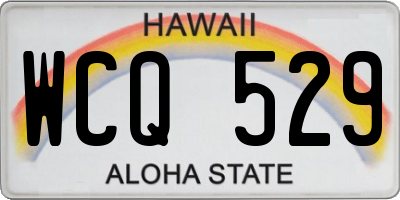 HI license plate WCQ529