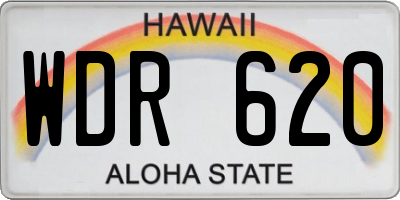 HI license plate WDR620