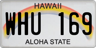 HI license plate WHU169