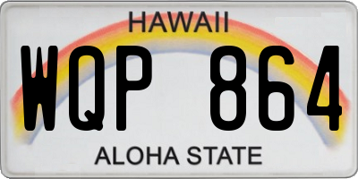 HI license plate WQP864
