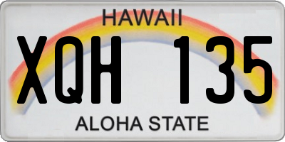 HI license plate XQH135