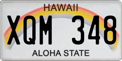 HI license plate XQM348