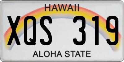 HI license plate XQS319