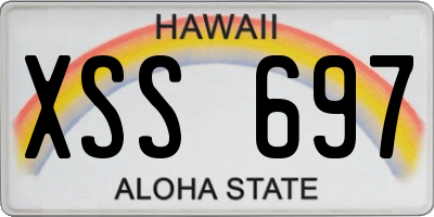 HI license plate XSS697