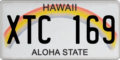 HI license plate XTC169