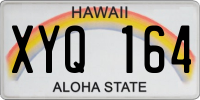 HI license plate XYQ164