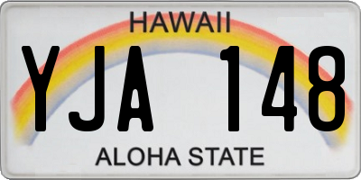 HI license plate YJA148