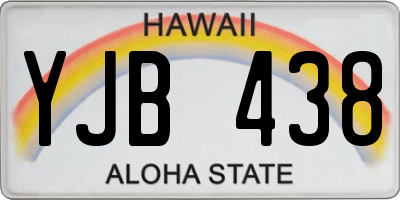 HI license plate YJB438