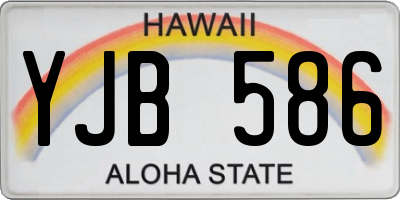 HI license plate YJB586