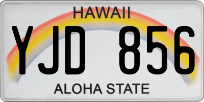 HI license plate YJD856