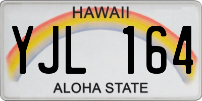 HI license plate YJL164