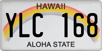 HI license plate YLC168