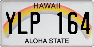 HI license plate YLP164
