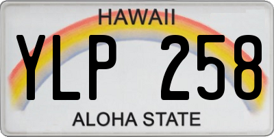 HI license plate YLP258
