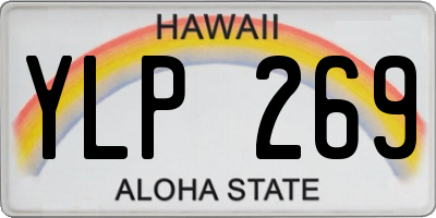 HI license plate YLP269