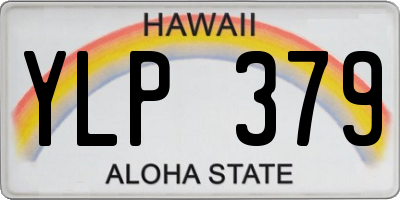 HI license plate YLP379
