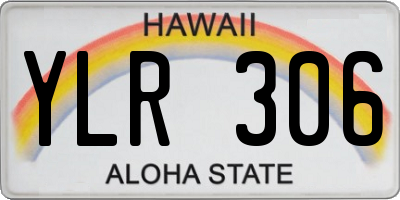 HI license plate YLR306