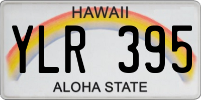 HI license plate YLR395
