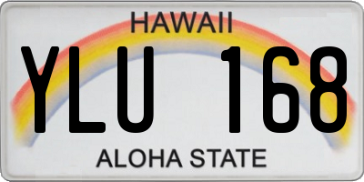 HI license plate YLU168