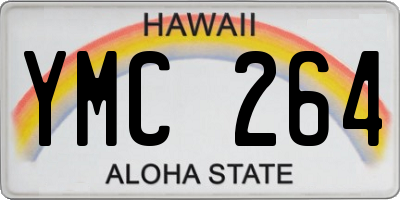 HI license plate YMC264