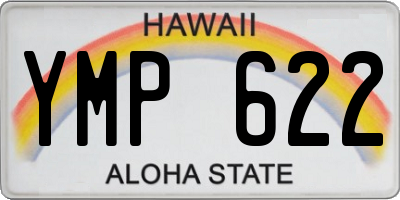 HI license plate YMP622