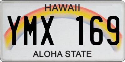 HI license plate YMX169